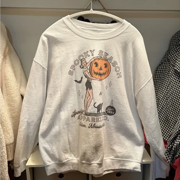 Retro Style Halloween Sweatshirt - Picture 2 of 3